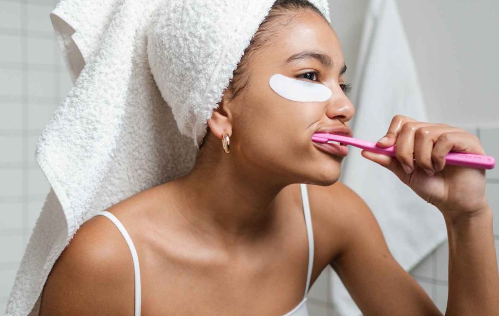 Brushing your teeth